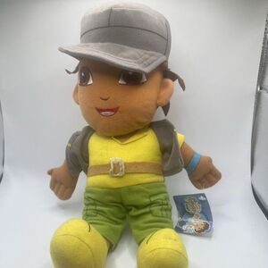 Dora's Go Diego Go 13" Plush Gray Outfit Doll Soft Stuffed Toy Figure